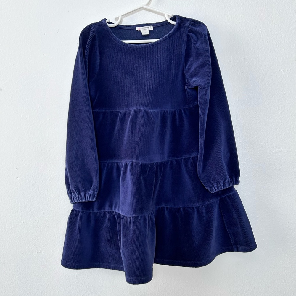 Crewcuts Navy Blue Tiered Kids Dress